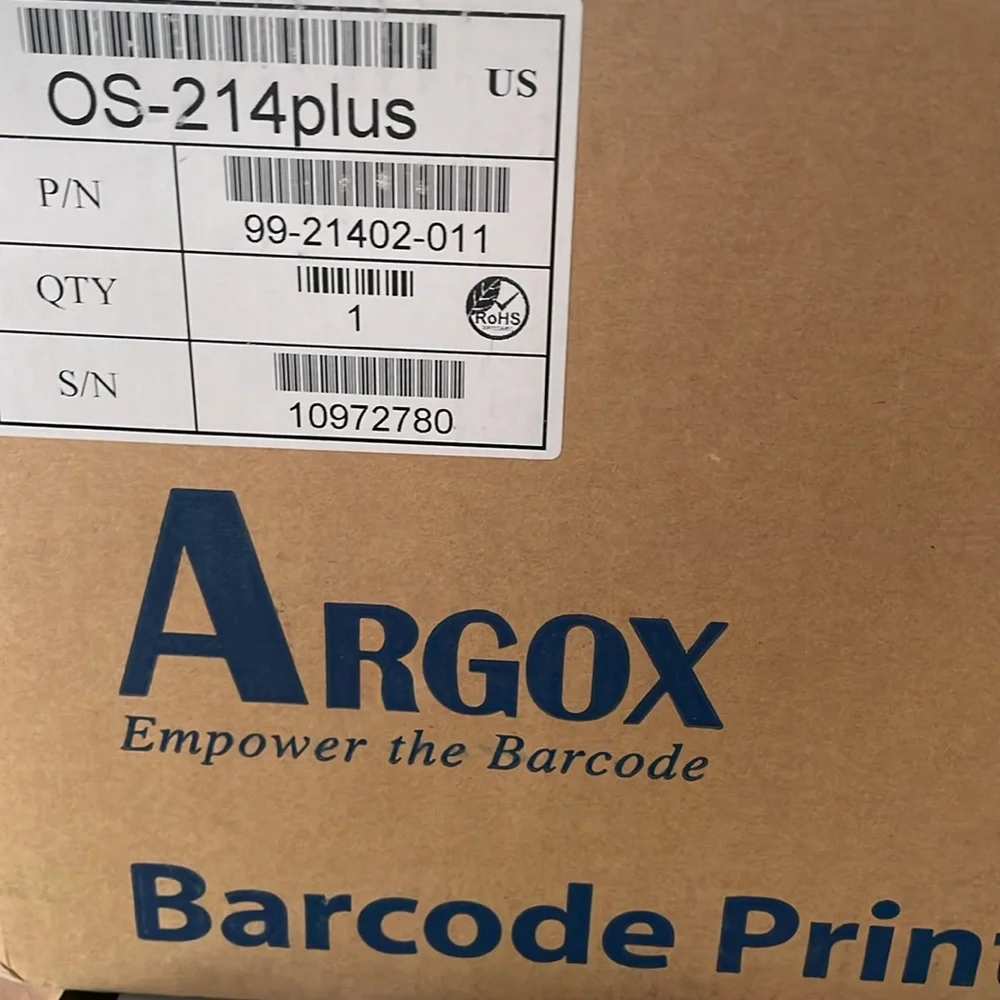 Argox OS-214plus barcode printer new - Picture 2 of 9